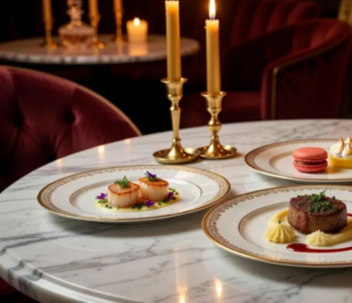 Gourmet fogások és elegáns tálalás a VIP Lounge-ban